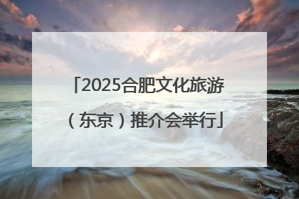 2025合肥文化旅游（东京）推介会举行