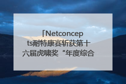 Netconcepts耐特康赛斩获第十六届虎啸奖“年度综合服务商”大奖
